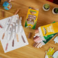 Crayola Colors of the World Fine Line Washable Skin Tone Markers, 24 Count - Marah Kids