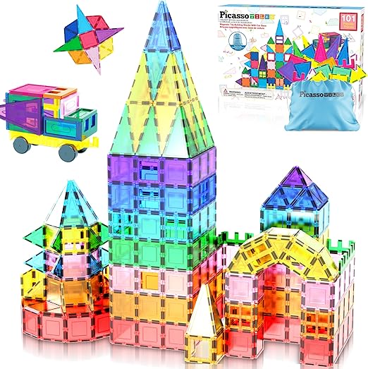 PICASSO MAGNETIC 3D BLOCKS 101PCS - Marah Kids