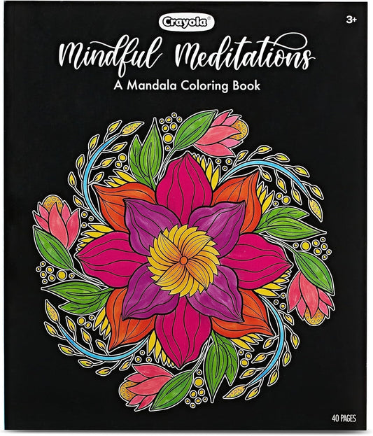 Crayola 40 - Page Coloring Book, Mindful Meditations - Marah Kids