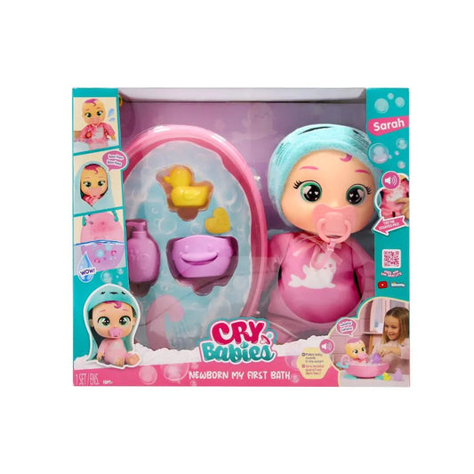 Cry Babies My First Bath Sarah Battery Operated - Marah Kids