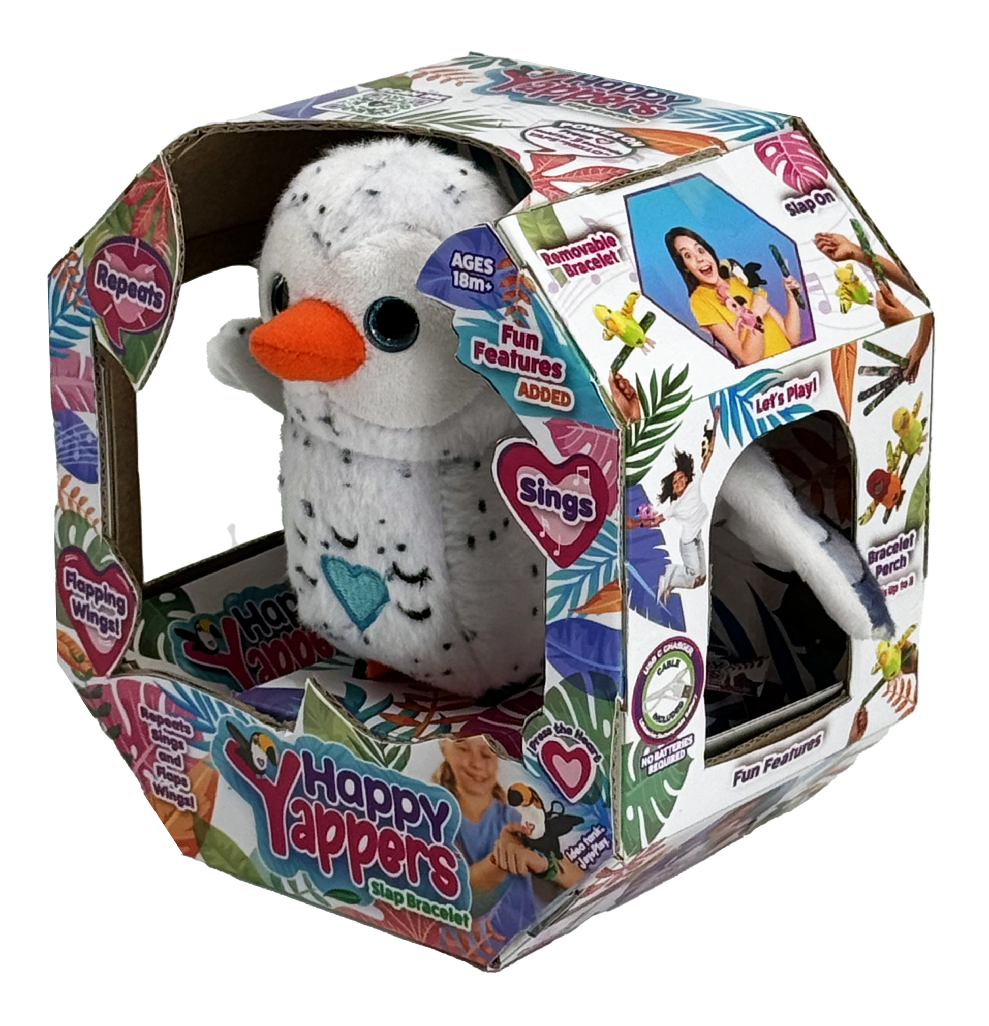 Happy Yappers - White Owl - Marah Kids