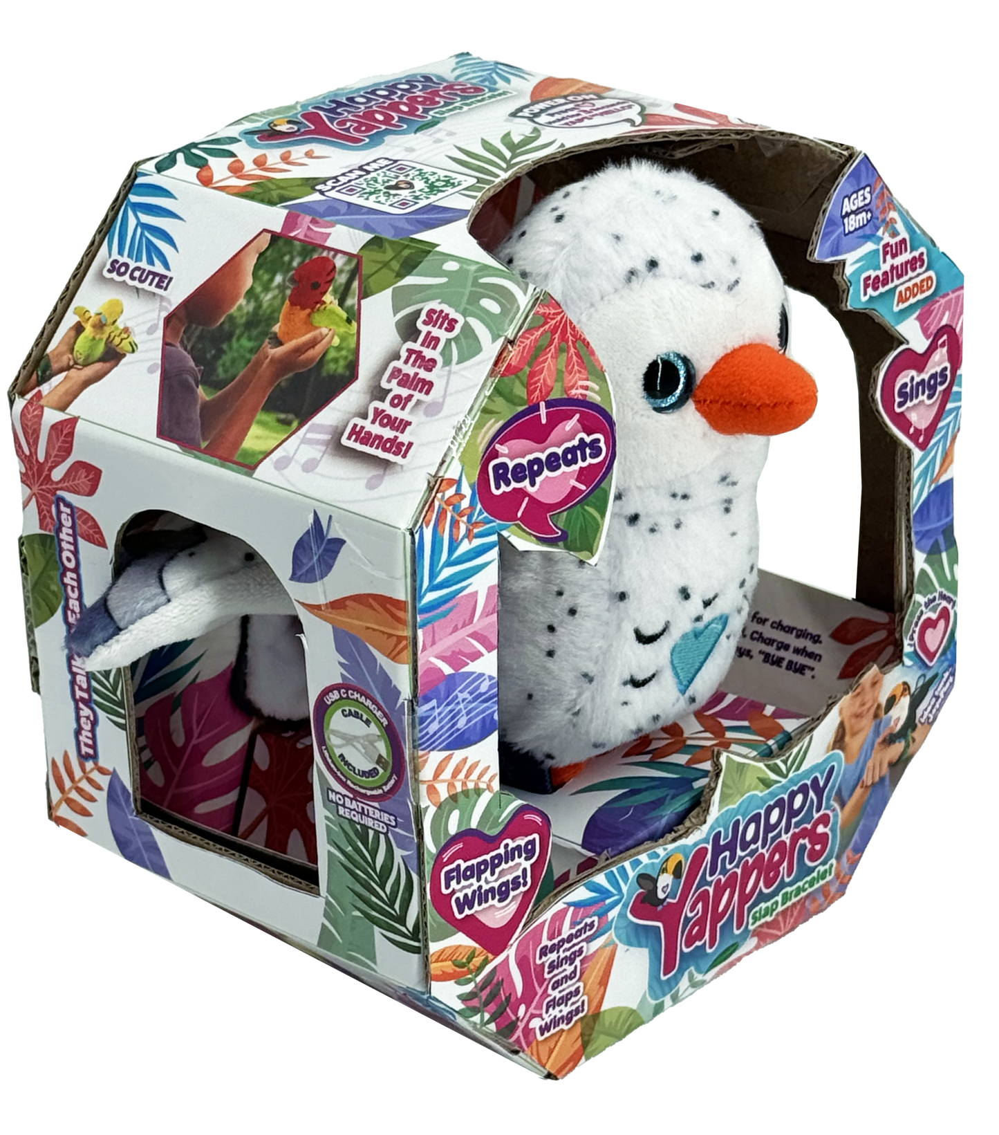 Happy Yappers - White Owl - Marah Kids
