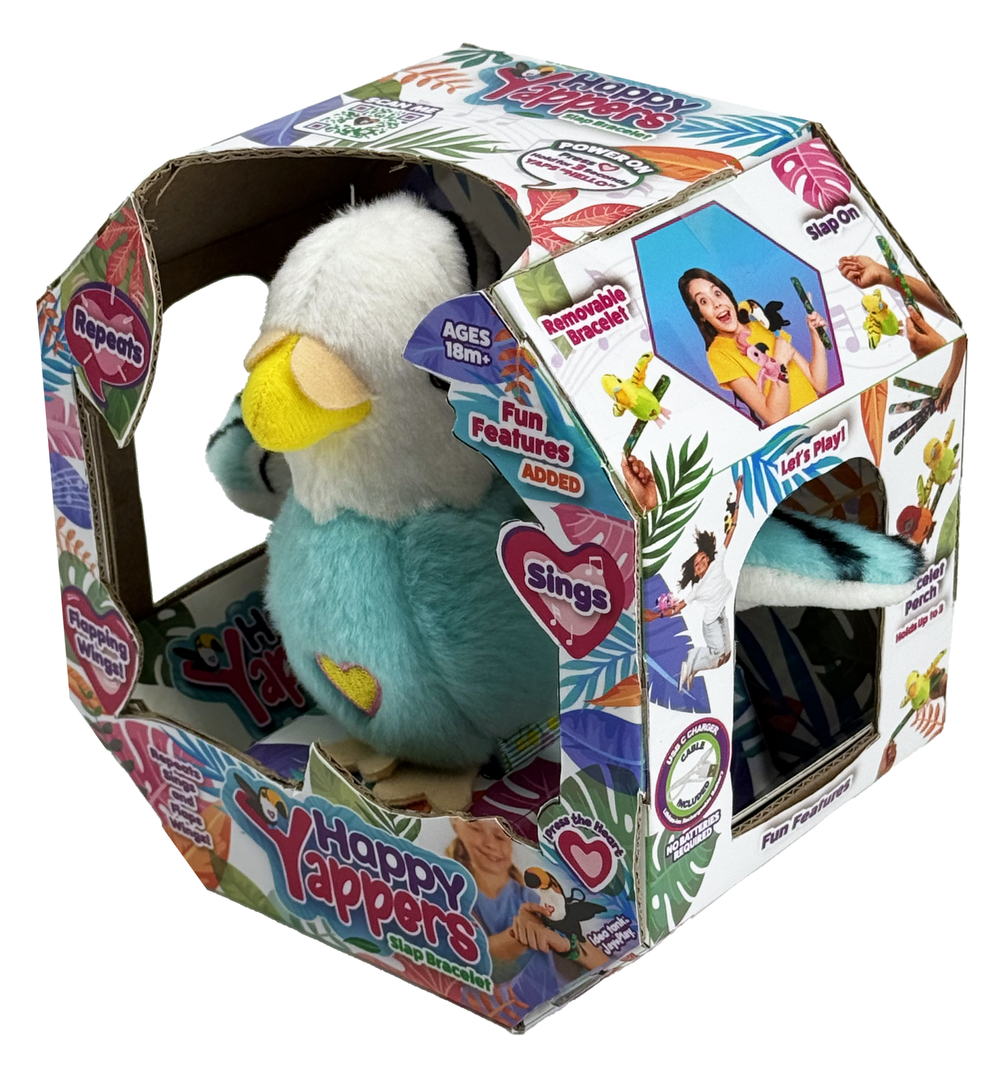 Happy Yappers - Parrott Turquoise - Marah Kids