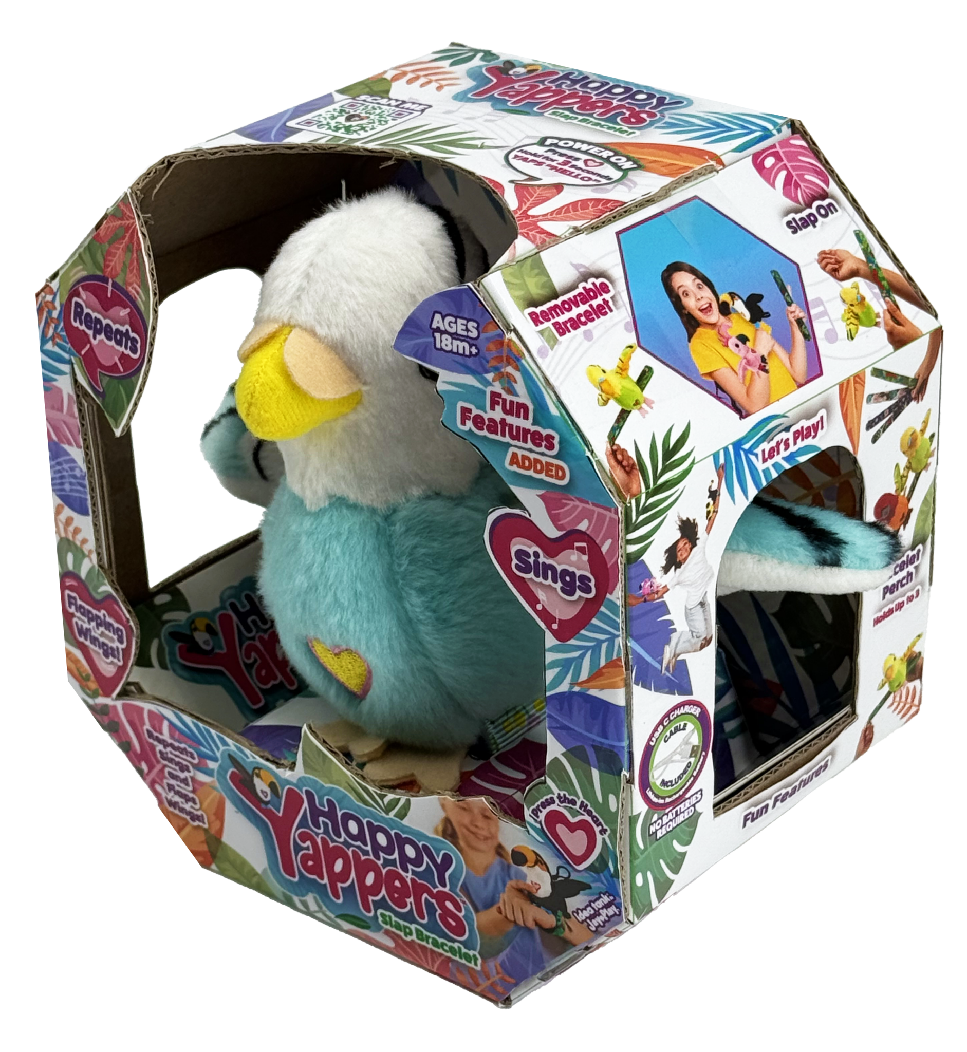 Happy Yappers - Parrott Turquoise - Marah Kids