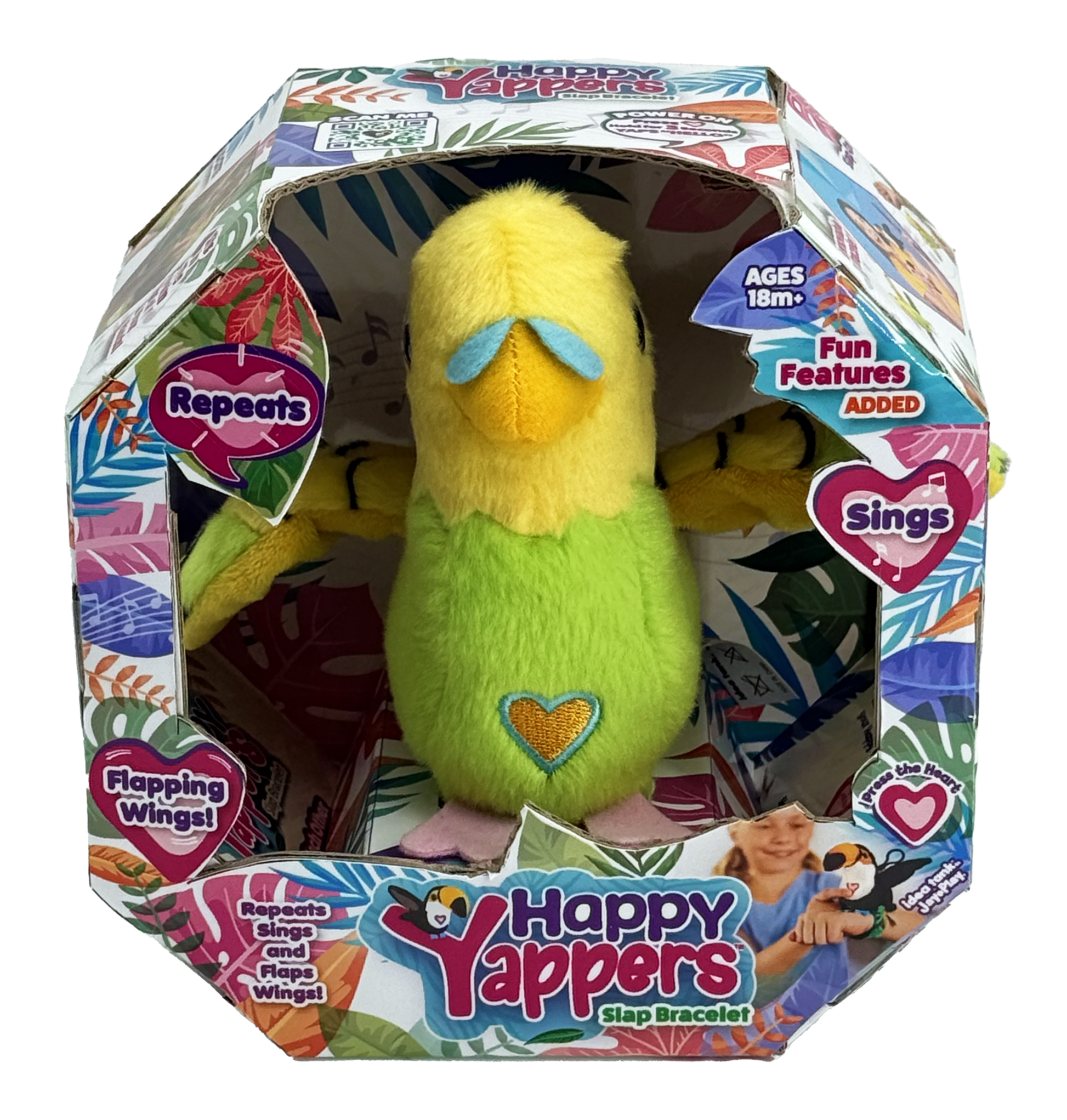 Happy Yappers - Parkeet Green - Marah Kids