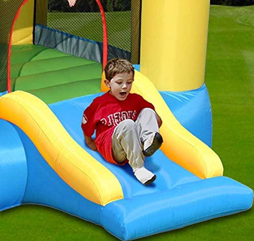 Happy Hop Bouncy Castle W Slide - Marah Kids