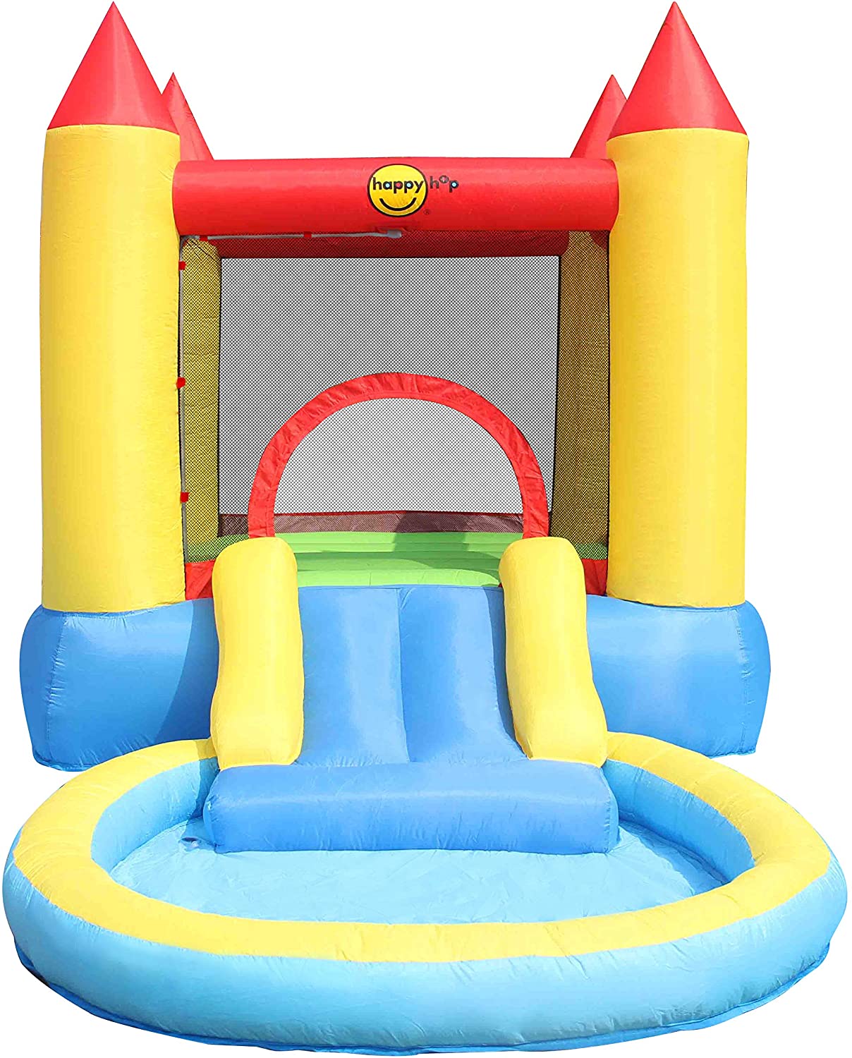 Happy Hop Castle Pool&Slide 365X200X190 - Marah Kids