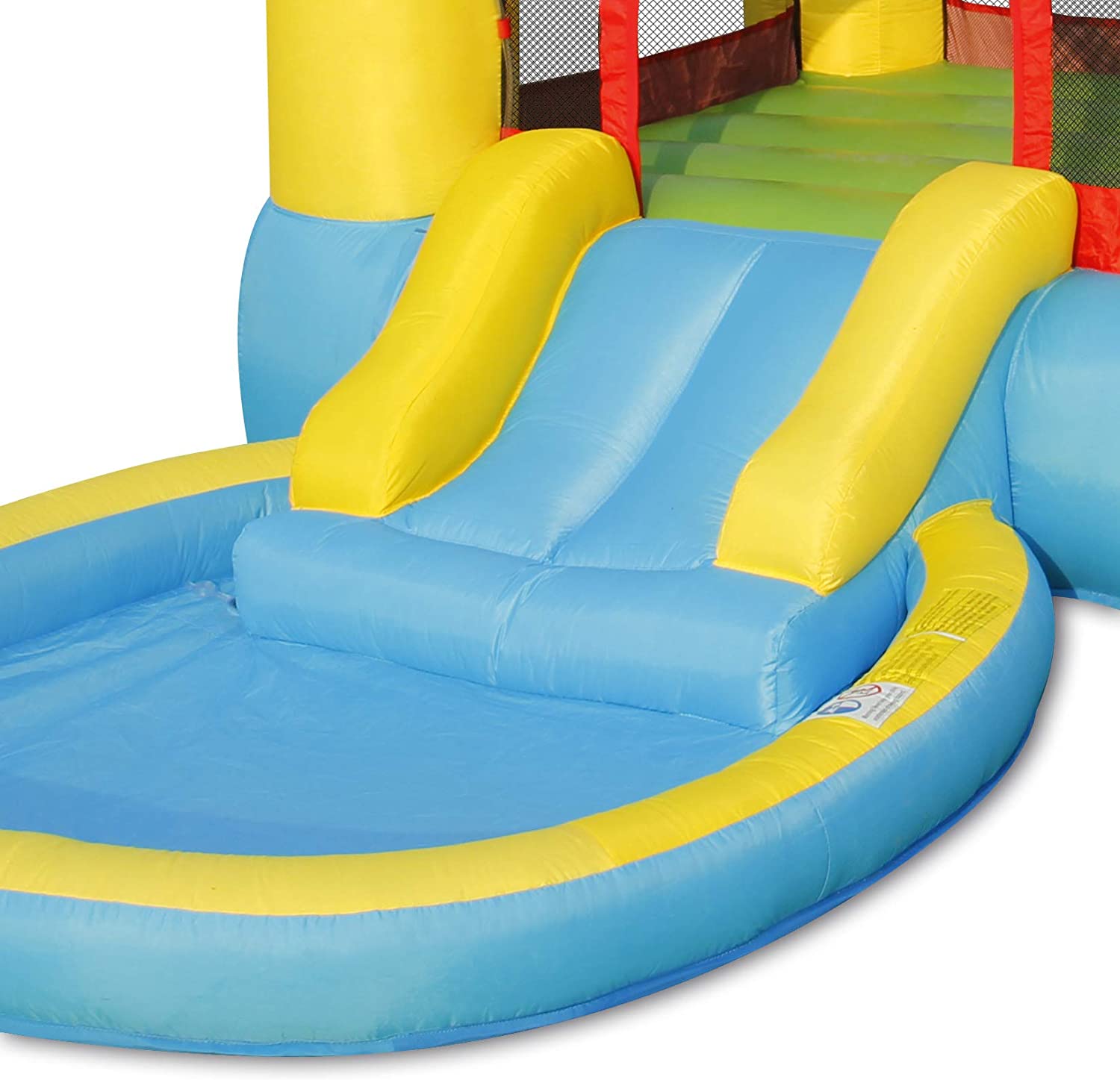 Happy Hop Castle Pool&Slide 365X200X190 - Marah Kids