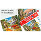 Unik Play - Go Crazy Jigsaw Puzzle | Attractive Cartoon Print Puzzle | 2 Puzzle Trays - Dino | Kids and Adults 6+ - Marah Kids