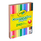 Crayola - Construction Paper, 240 Sheet 9 In x 12 in – Multicolour - Marah Kids