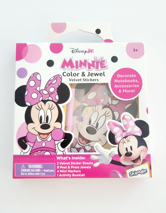 Disney Minnie Color & Jewel Velvet Stickers
