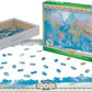 Eurographics Puzzle 1000 Map Of The World - Marah Kids