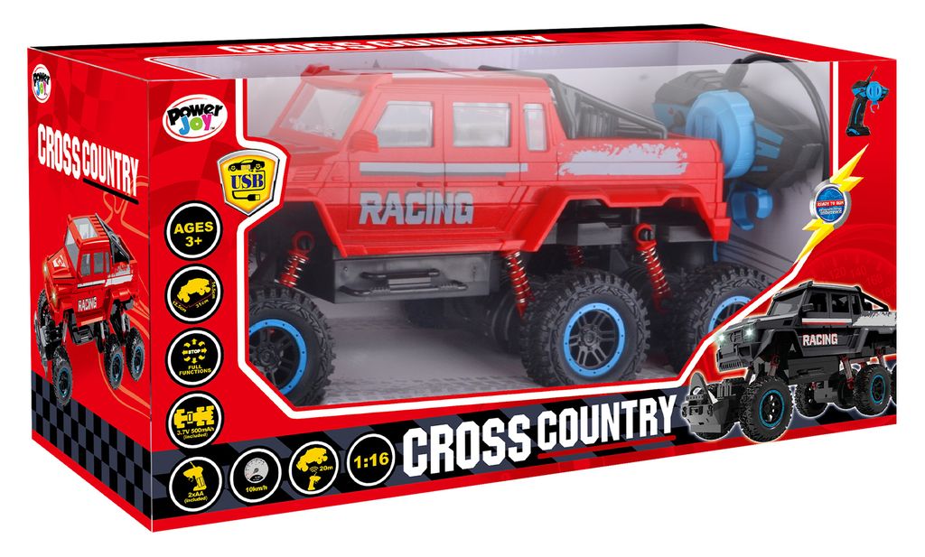 Power Joy Rc Cross Country With Lights - Marah Kids
