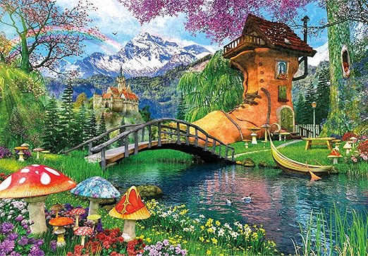 CLEMENTONI PUZZLE HQC OLD SHOE HOUSE 500PCS - Marah Kids