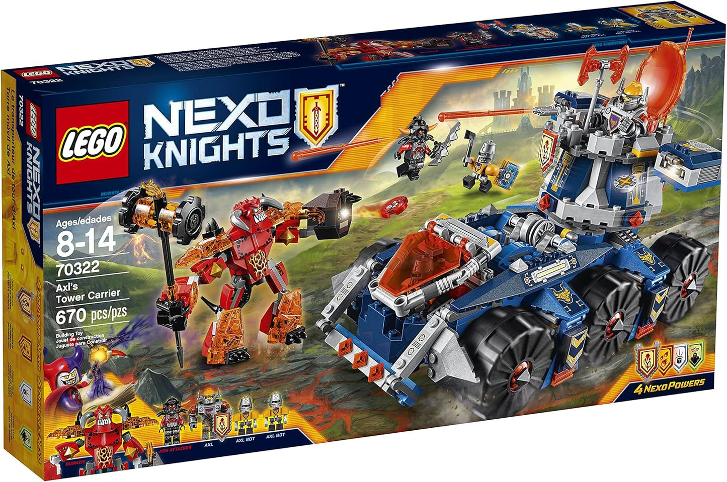 LEGO Nexo Knights 70322 Axl's Tower Carrier