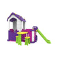 Amsham Mini Panda Playhouse - Pink & Violet