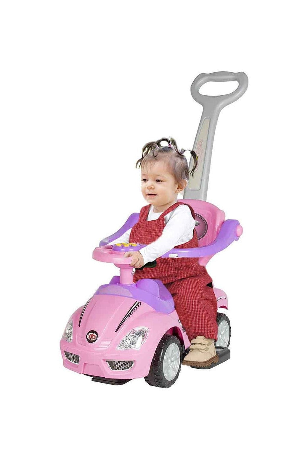 Amsham Mega Pusher Car - Pink