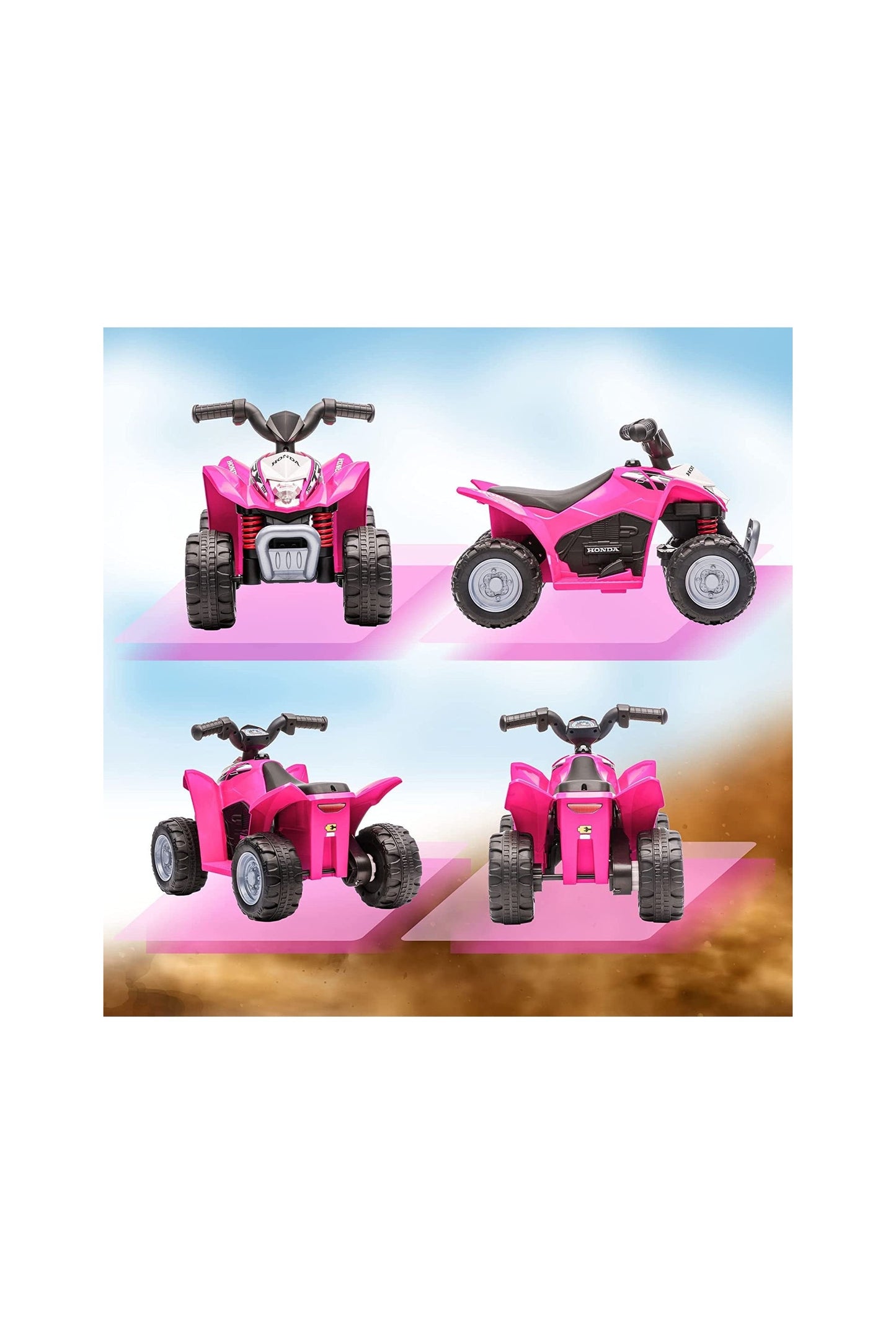 Honda Kids Quad Bike - Pink (6V)