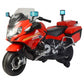 BMW Kids Police Bike Electric Ride On Motorcycle 12V Red - Marah Kids