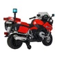 BMW Kids Police Bike Electric Ride On Motorcycle 12V Red - Marah Kids