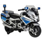 BMW Kids Police Bike Electric Ride - On Motorcycle - 12V silver - Marah Kids