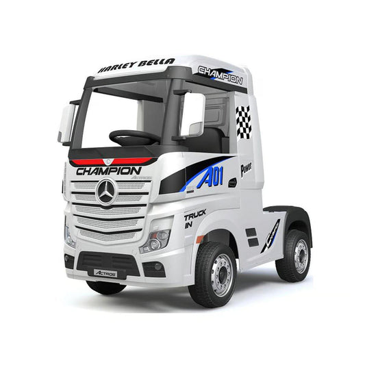 Mercedes-Benz Actros Kids Ride on Truck - White