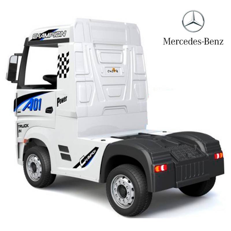 Mercedes-Benz Actros Kids Ride on Truck - White