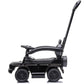 Mercedes G Wagon 3-in-1 Handle Push Ride-On Car - Black