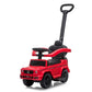 Mercedes G Wagon 3-in-1 Handle Push Ride-On Car - Red