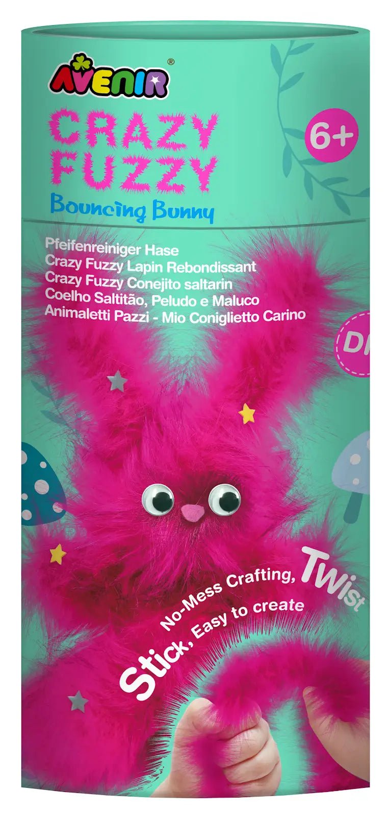 Avenir - Crazy Fuzzy Bouncing Bunny Craft Kit - Marah Kids