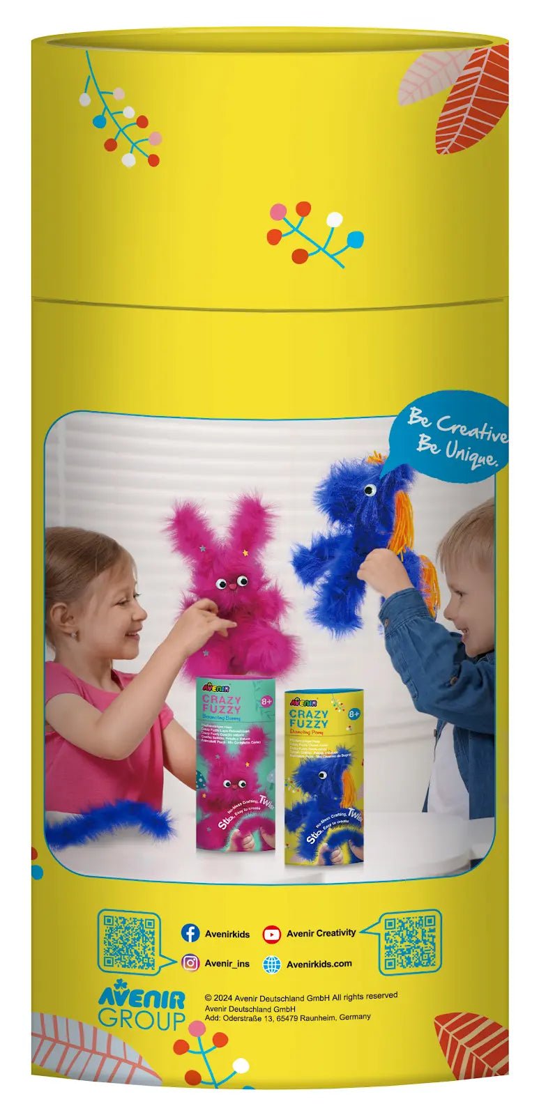 Avenir - Crazy Fuzzy Dancing Pony Craft Kit - Marah Kids