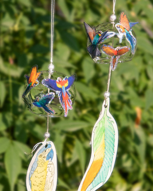 Avenir Natural Creation 3D Bird Puffy Stickers (12 pcs) - Marah Kids