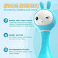 Alilo – Smarty Shake & Tell Rattle, R1 - Smarty Blue | Music, Stories, & Color Learning for Babies | Hi - Fi Sound, Light - Up Ears, USB Charging | 0+ - Marah Kids