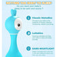 Alilo – Smarty Shake & Tell Rattle, R1 - Smarty Blue | Music, Stories, & Color Learning for Babies | Hi - Fi Sound, Light - Up Ears, USB Charging | 0+ - Marah Kids
