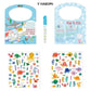 Avenir Magic Water Painting – Underwater | 6 Reusable Coloring Surfaces, 2 Sheets of Repositionable Stickers, and Refillable Water Pen, Easy to Carry | Kids 3+ - Marah Kids