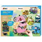 Avenir Scratch - Jungle Animals | Create Your Own Magical Scratch Art Puppets - 6 Jointed Puppets, 2 Backdrops, and More! | Fun and Interactive Art Project for Kids 3+ - Marah Kids