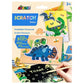 Avenir Scratch - Dinos | Arts & Crafts, Greeting Cards Set | Make Beautiful Greetings Cards | Scratch Art 3+ - Marah Kids