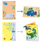 Avenir Scratch - Dinos | Arts & Crafts, Greeting Cards Set | Make Beautiful Greetings Cards | Scratch Art 3+ - Marah Kids