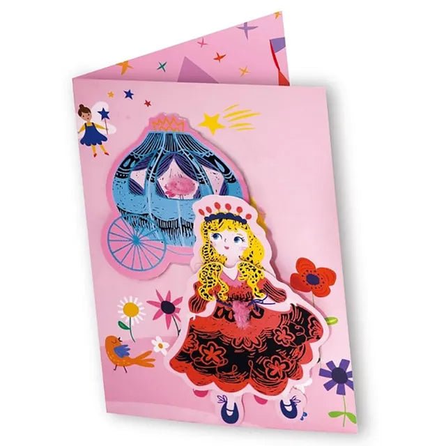 Avenir Scratch - Princesses | Arts & Crafts, Greeting Cards Set | Make Beautiful Greetings Cards | Scratch Art 3+ - Marah Kids