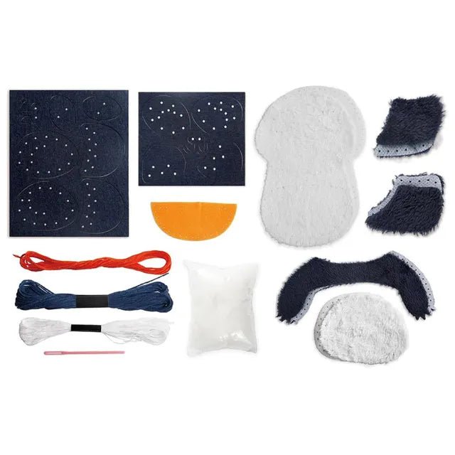 Avenir Sewing My First Doll - Mom & Baby Panda Kit | Create a Super Soft Panda Bear, Develop Motor Skills & Creativity | Safe and Educational - Trusted Art, Learning, and Entertainment for Kids 3+ - Marah Kids
