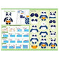 Avenir Sewing My First Doll - Mom & Baby Panda Kit | Create a Super Soft Panda Bear, Develop Motor Skills & Creativity | Safe and Educational - Trusted Art, Learning, and Entertainment for Kids 3+ - Marah Kids