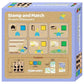 Avenir Stamp and Match - Create Dinosaurs | Craft Imaginative Dinosaurs with 15 Wooden Stamps, Spark Imagination & Cognitive Development | Exciting Craft Kit for Kids 3+ - Marah Kids