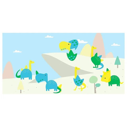 Avenir Stamp and Match - Create Dinosaurs | Craft Imaginative Dinosaurs with 15 Wooden Stamps, Spark Imagination & Cognitive Development | Exciting Craft Kit for Kids 3+ - Marah Kids