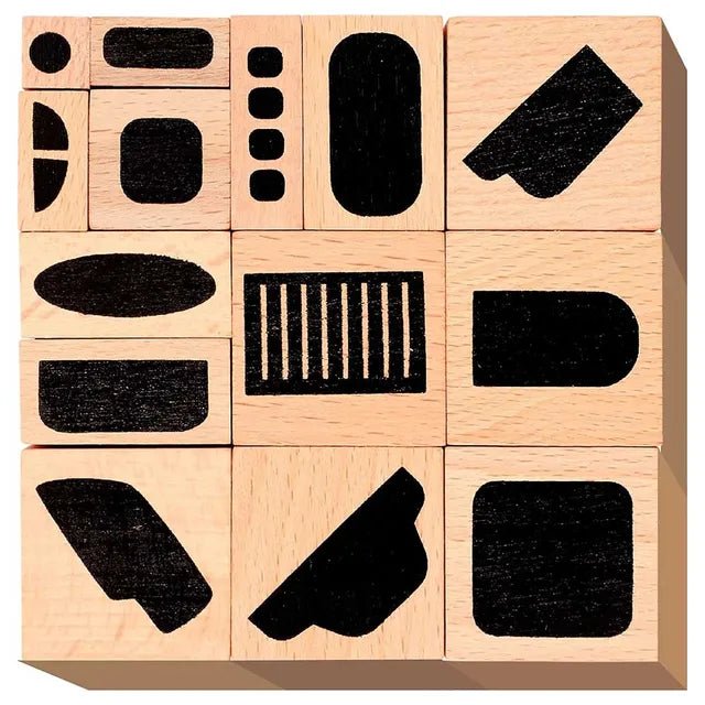 Avenir Stamp and Match - Create Vehicles | Craft Imaginative Vehicles with 15 Wooden Stamps, Spark Imagination & Cognitive Development | Exciting Craft Kit for Kids 3+ - Marah Kids