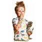 Avenir Tattoo Sticker - Dino | 52pc Set of Temporary Tattoos - High - Quality Water - Based Ink - Safe and Easy to Apply and Remove - Lasts 3 - 5 Days for Kids 3+ - Marah Kids