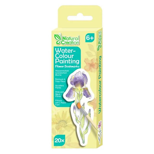 Avenir - Paint by Water - Bookmarks - Flower Multicolour | Paint by Water Art lets little ones discover easy, fun painting - with no mess! | Ages 3+ - Marah Kids
