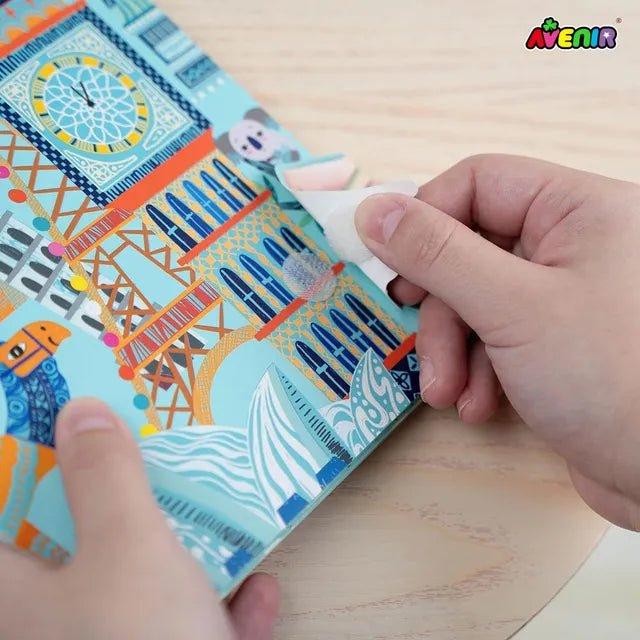 Avenir A5 Travel Scratch Book – Let’s Travel Together - Marah Kids