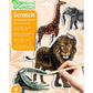 Avenir Natural Creation Scratch Safari Animal Stickers - Marah Kids