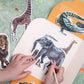 Avenir Natural Creation Scratch Safari Animal Stickers - Marah Kids