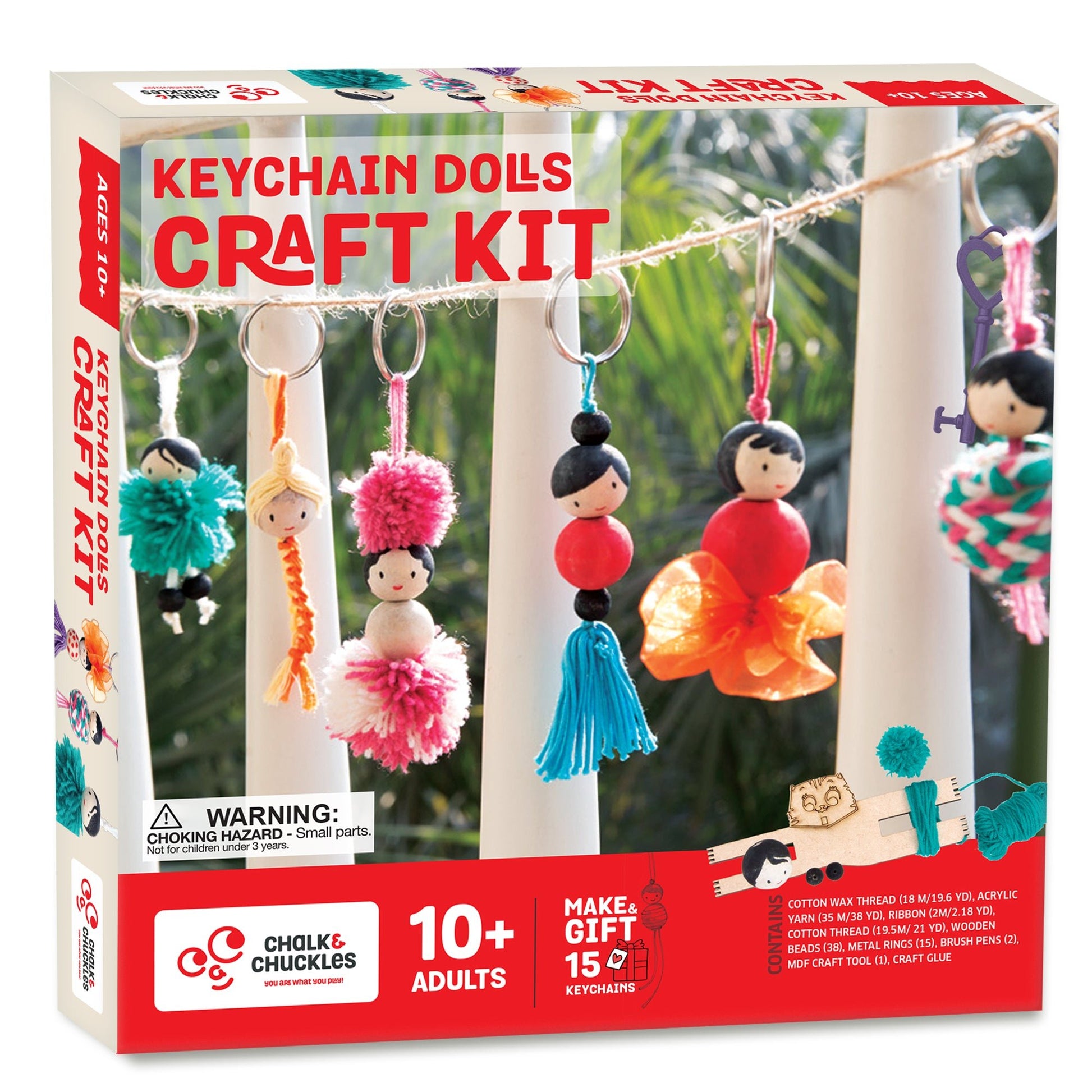 Chalk & Chuckles - Keychain Dolls - Marah Kids